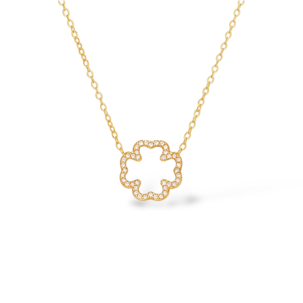Collier Divine or - Acier inoxydable