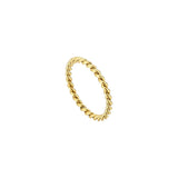 Bague Luna or - Acier inoxydable