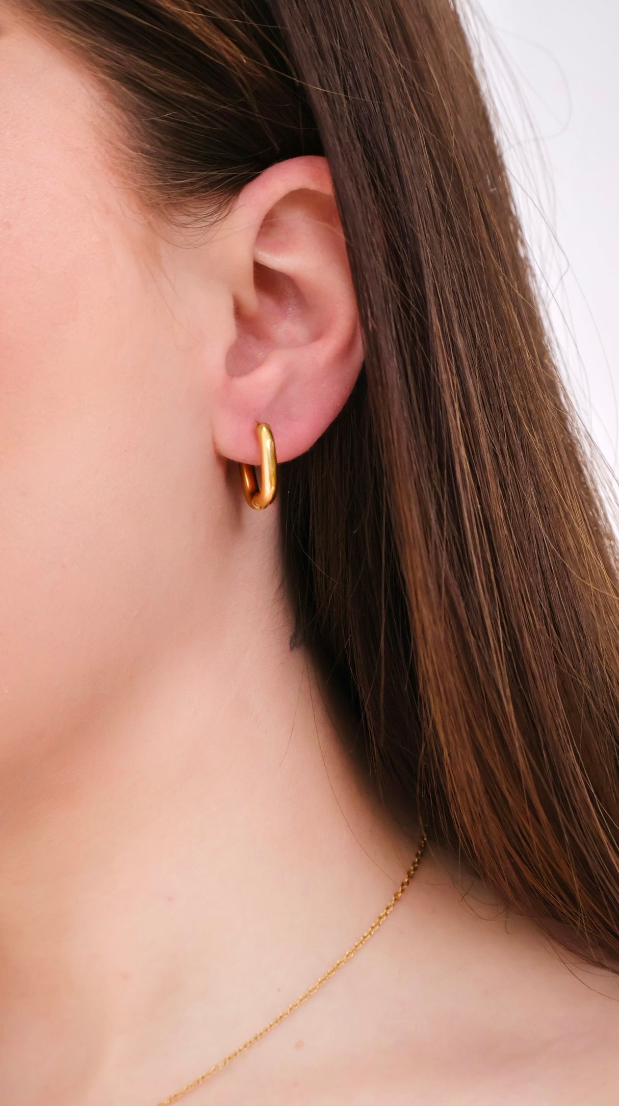 Boucles d'oreilles Ovale - Argent