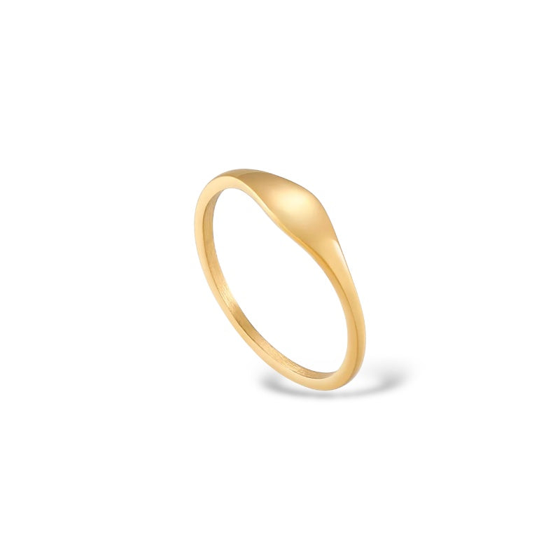 Bague Élyse or - Acier inoxydable