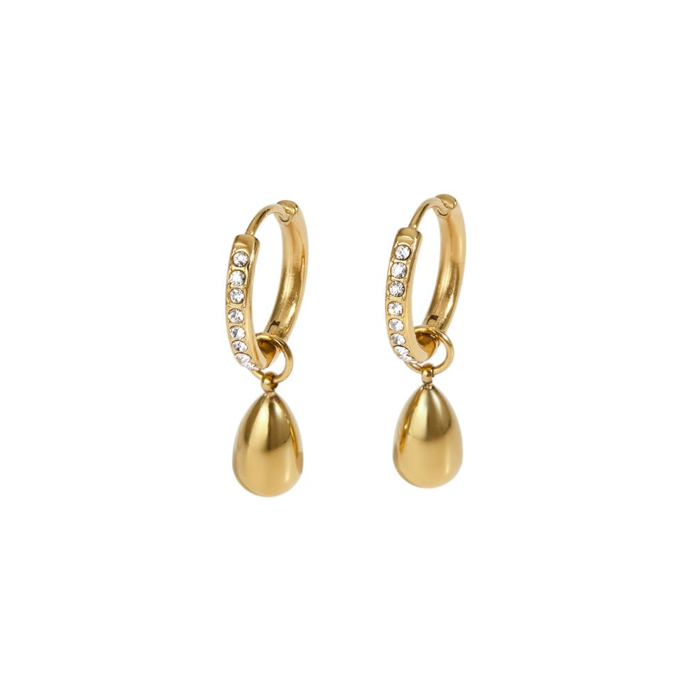 Boucles d’oreilles Élixir or - Acier inoxydable
