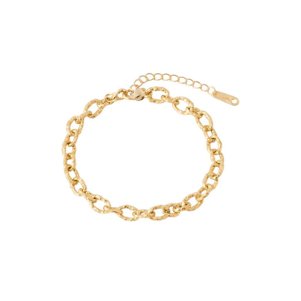 Bracelet Ambre or - Acier inoxydable