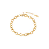 Bracelet Ambre or - Acier inoxydable