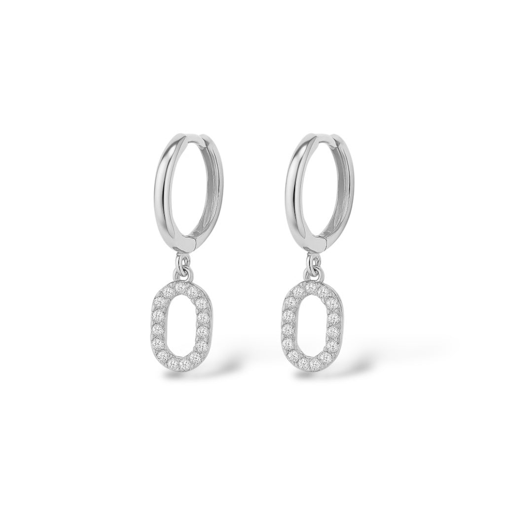 Boucles d’oreilles Duna argent - Acier inoxydable