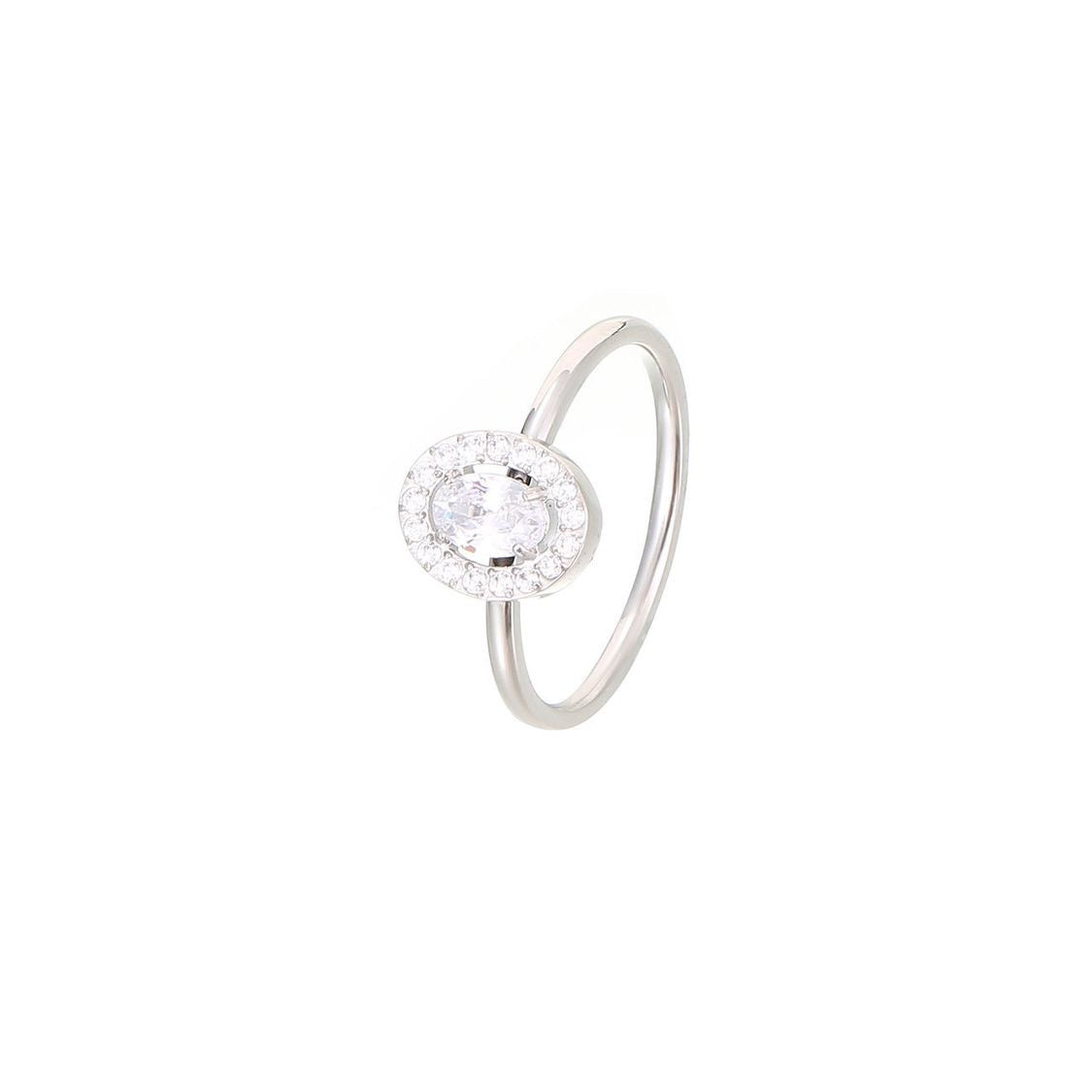 Bague Iness argent - Acier inoxydable