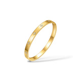 Bracelet Éloria or - Acier inoxydable