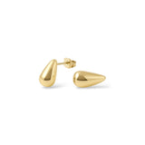 Boucles d’oreilles Mini gouttes or - Acier inoxydable