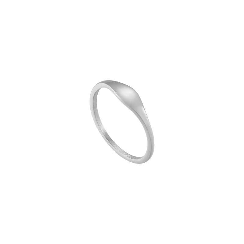 Bague Élyse argent - Acier inoxydable