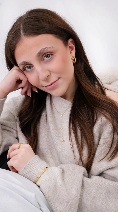 Boucles d’oreilles Dahlia - Or