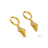 Boucles d’oreilles Coquillage - Or