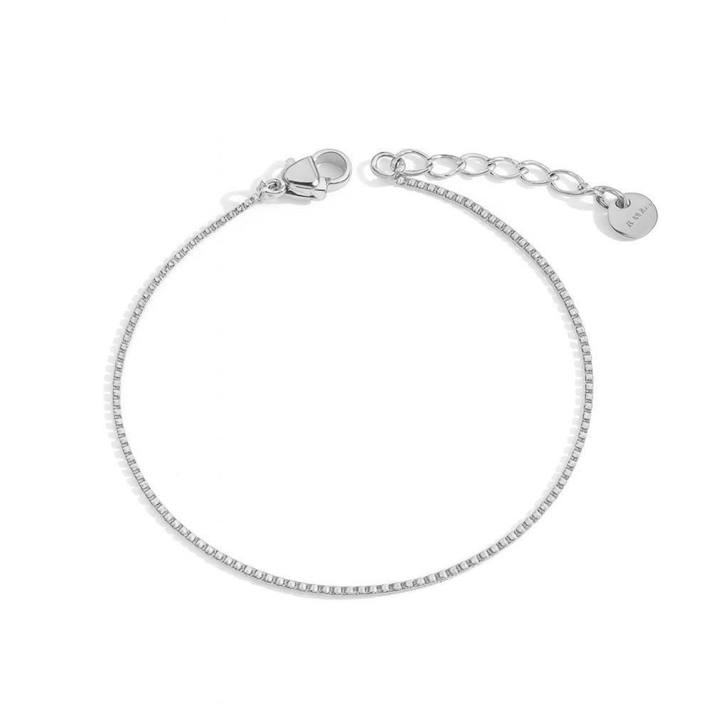 Bracelet Cubique argent - Acier inoxydable