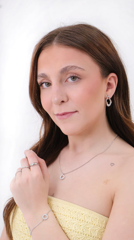 Boucle d’oreille Azalée - Argent