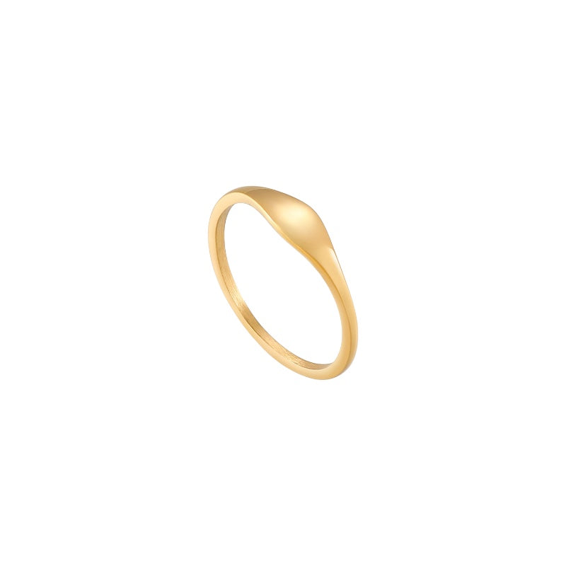 Bague Élyse or - Acier inoxydable