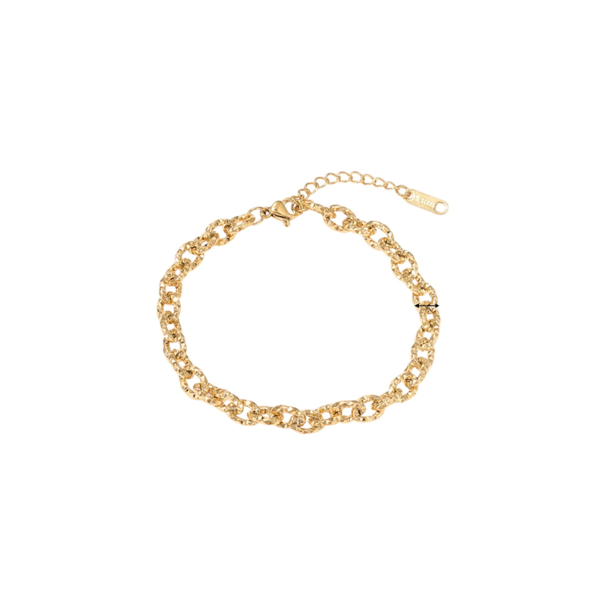 Bracelet Ambre or - Acier inoxydable