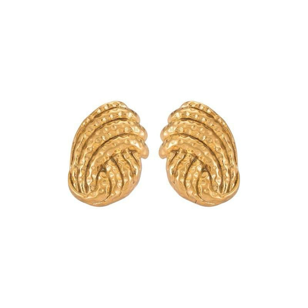 Boucles d'oreilles Divine or - Acier inoxydable