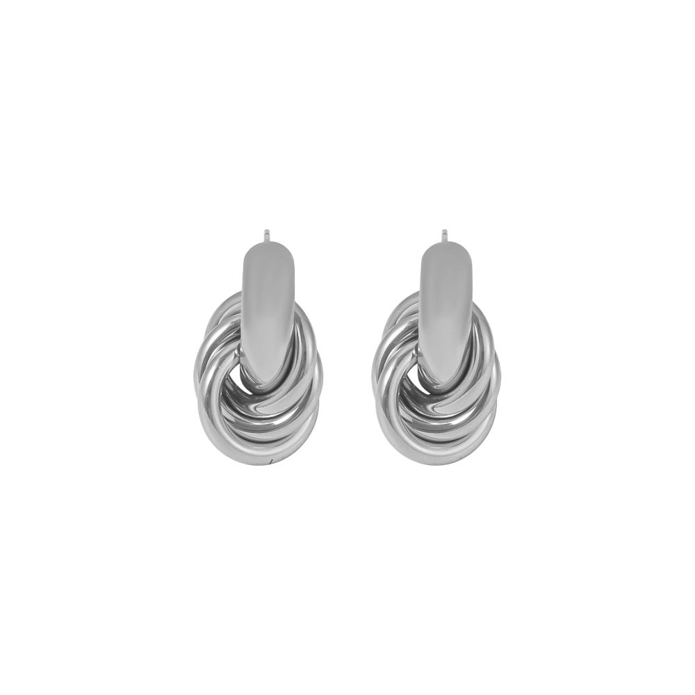 Boucles d’oreilles Prestige argent - Acier inoxydable