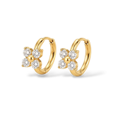 Boucles d’oreilles Fleur - Or