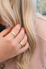 Bague Élixir or - Acier inoxydable