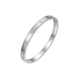 Bracelet Éloria argent - Acier inoxydable