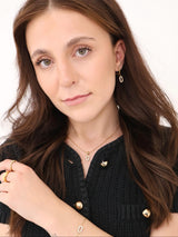 Boucles d’oreilles Duna argent - Acier inoxydable