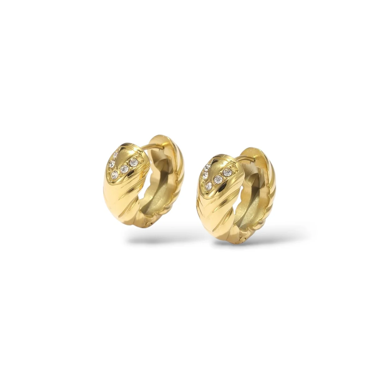 Boucles d’oreilles Luz or - Acier inoxydable