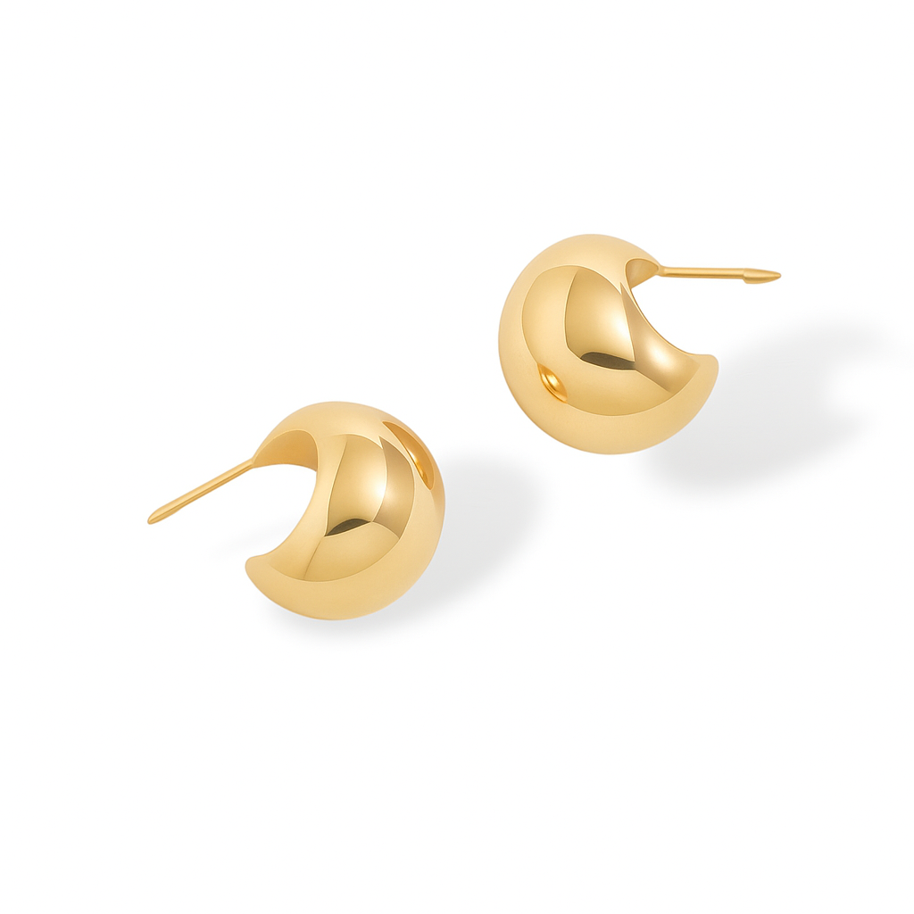 Boucles d’oreilles Orella or - Acier inoxydable
