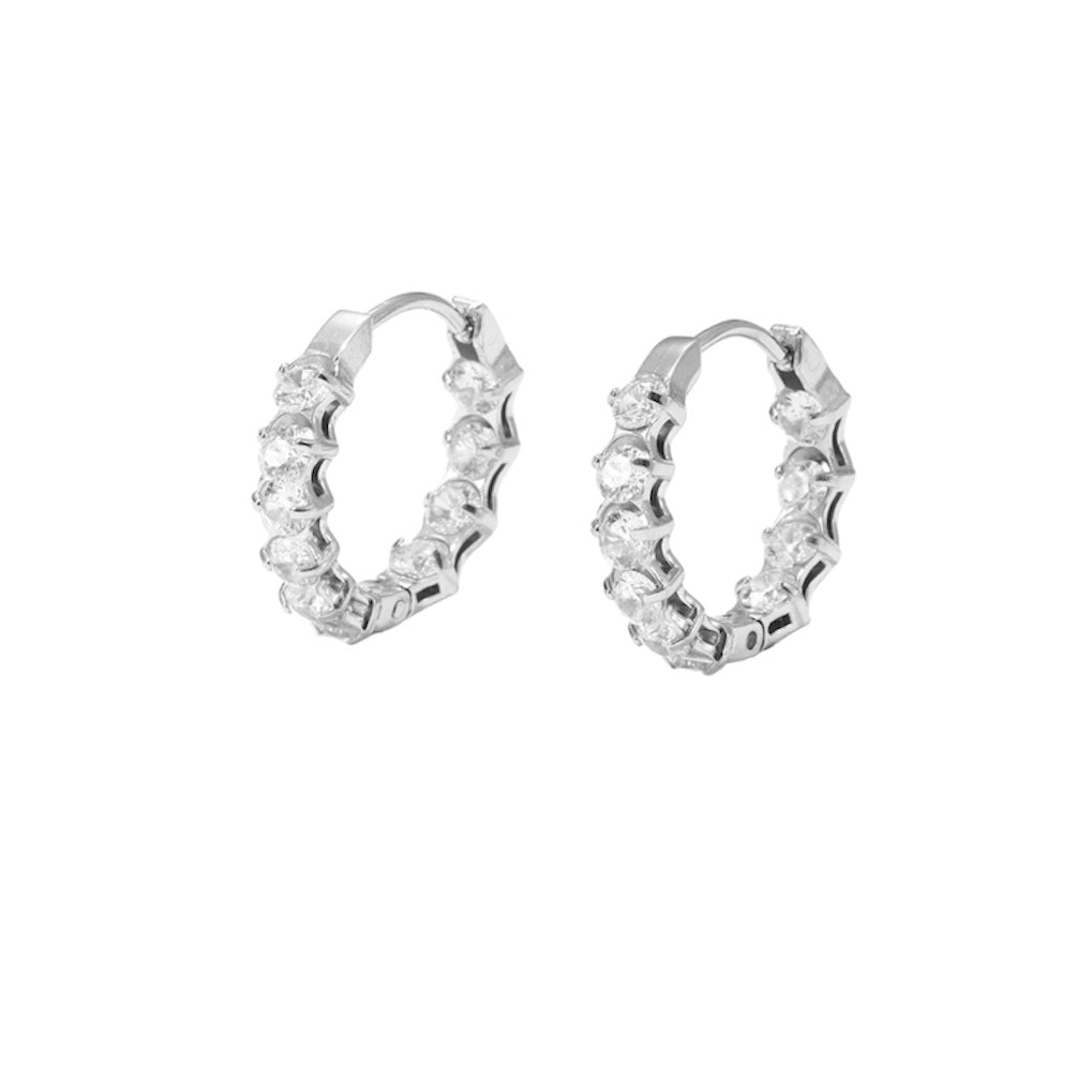 Boucles d’oreilles Éclat argent - Acier inoxydable