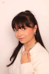 Boucles d’oreilles Mira argent - Acier inoxydable