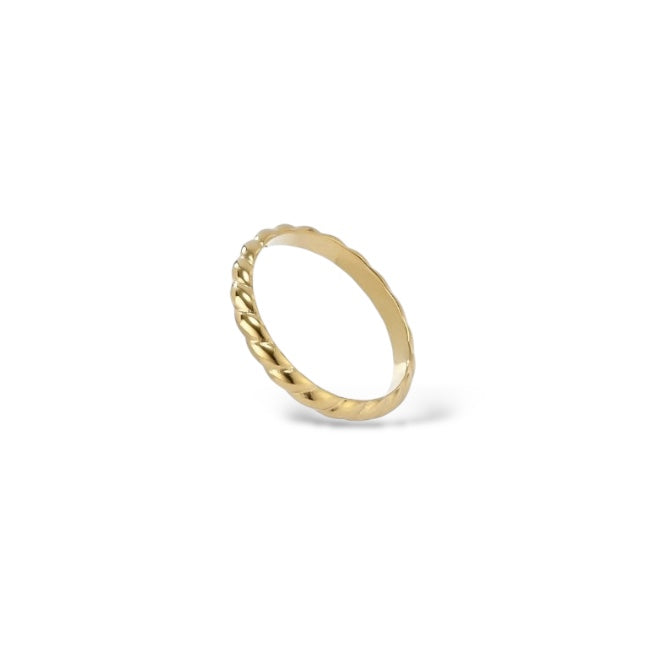 Bague Délicate or - Acier inoxydable