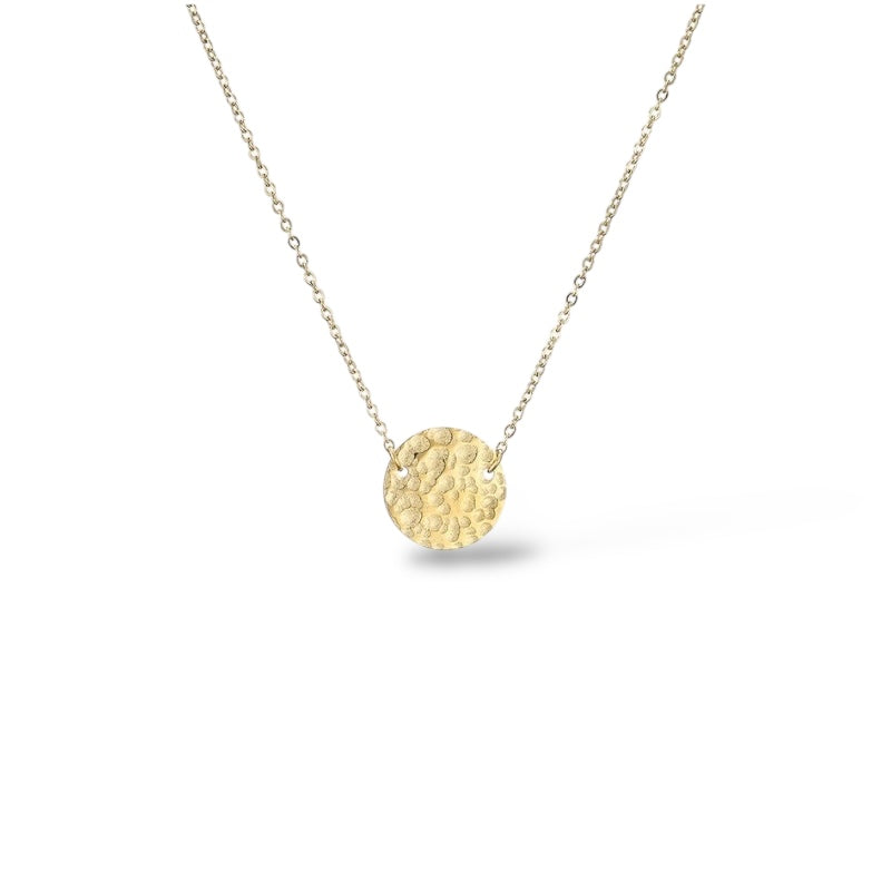 Collier Ambre or - Acier inoxydable