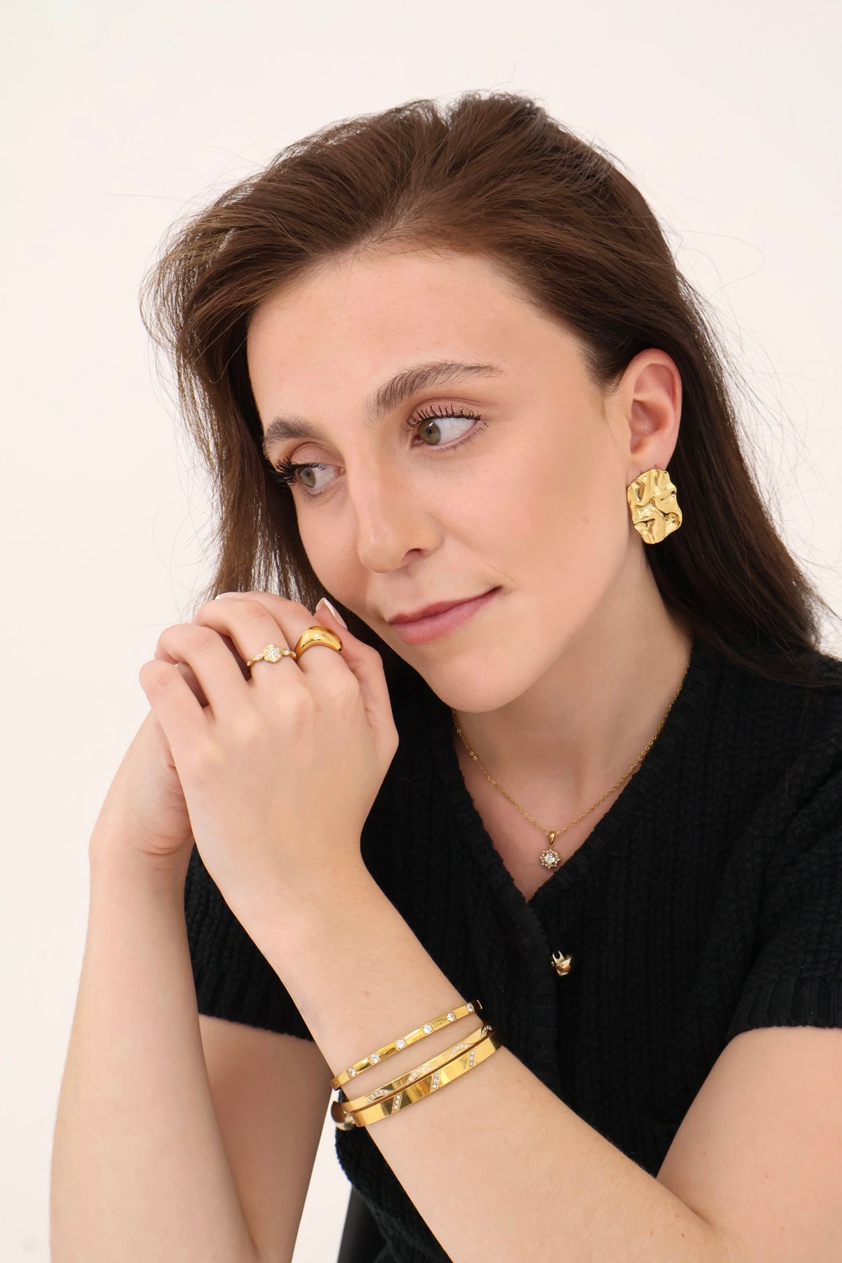 Boucles d’oreilles Mila argent - Acier inoxydable