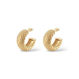Boucles d’oreilles Mira or - Acier inoxydable