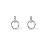 Boucles d’oreilles Célestia argent - Acier inoxydable