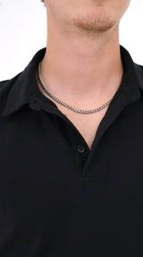 DISPONIBLE 22 OCTOBRE 18H - Chaîne Cubaine 5mm - Argent