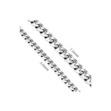 DISPONIBLE 22 OCTOBRE 18H - Chaîne Cubaine 5mm - Argent