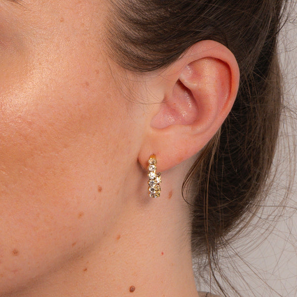 Boucles d’oreilles Éclat or - Acier inoxydable