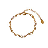 Bracelet Athéna or - Acier inoxydable