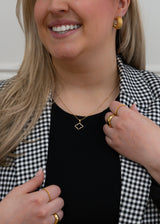 Boucles d’oreilles Mira or - Acier inoxydable