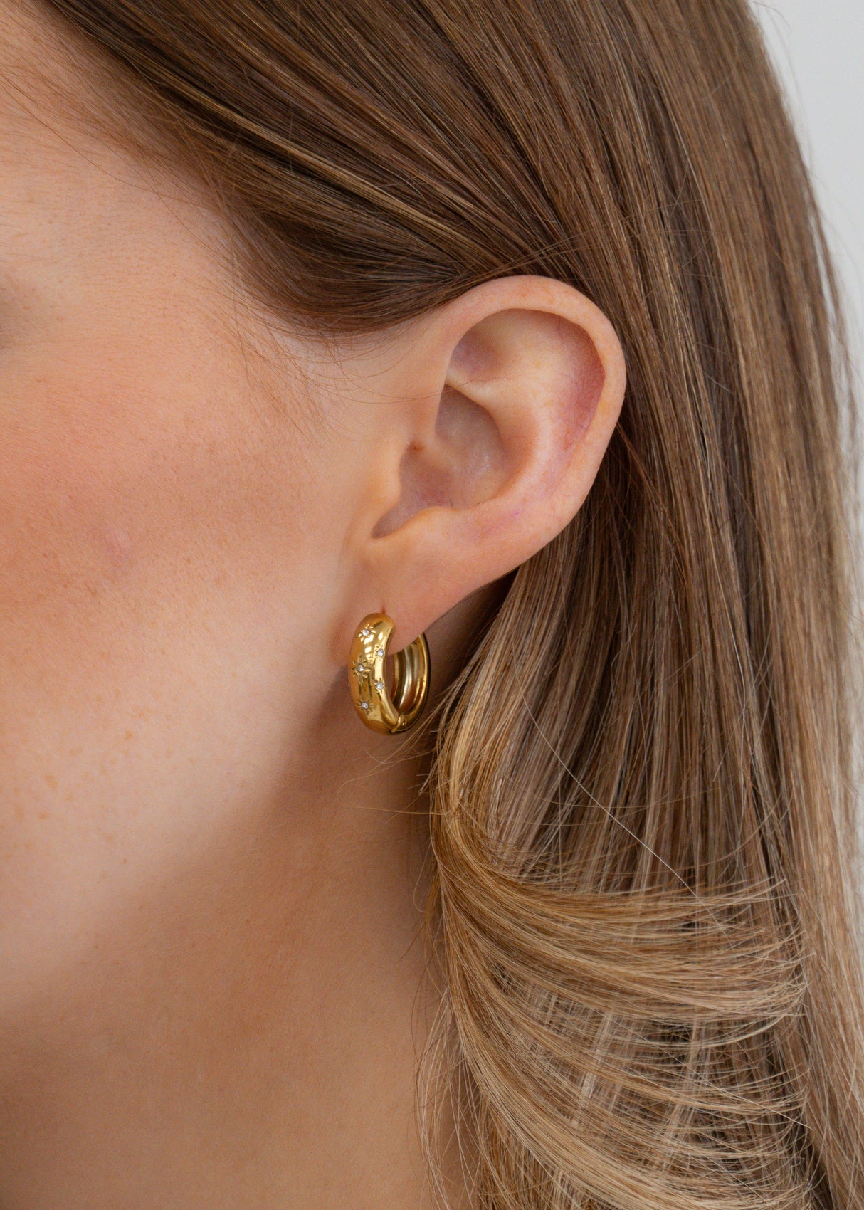 Boucles d’oreilles Céleste argent - Acier inoxydable