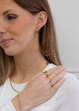 Bague Oréa or - Acier inoxydable