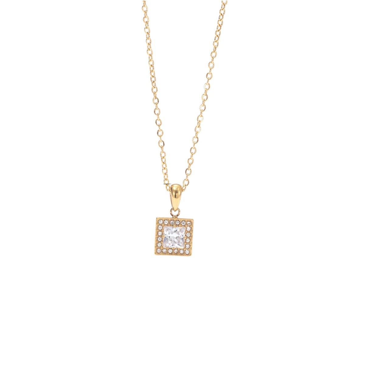 Collier Élixir or - Acier inoxydable