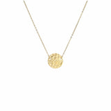 Collier Ambre or - Acier inoxydable