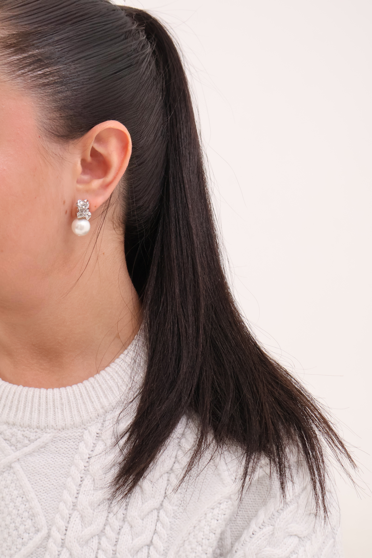 Boucles d’oreilles Perline argent - Acier inoxydable