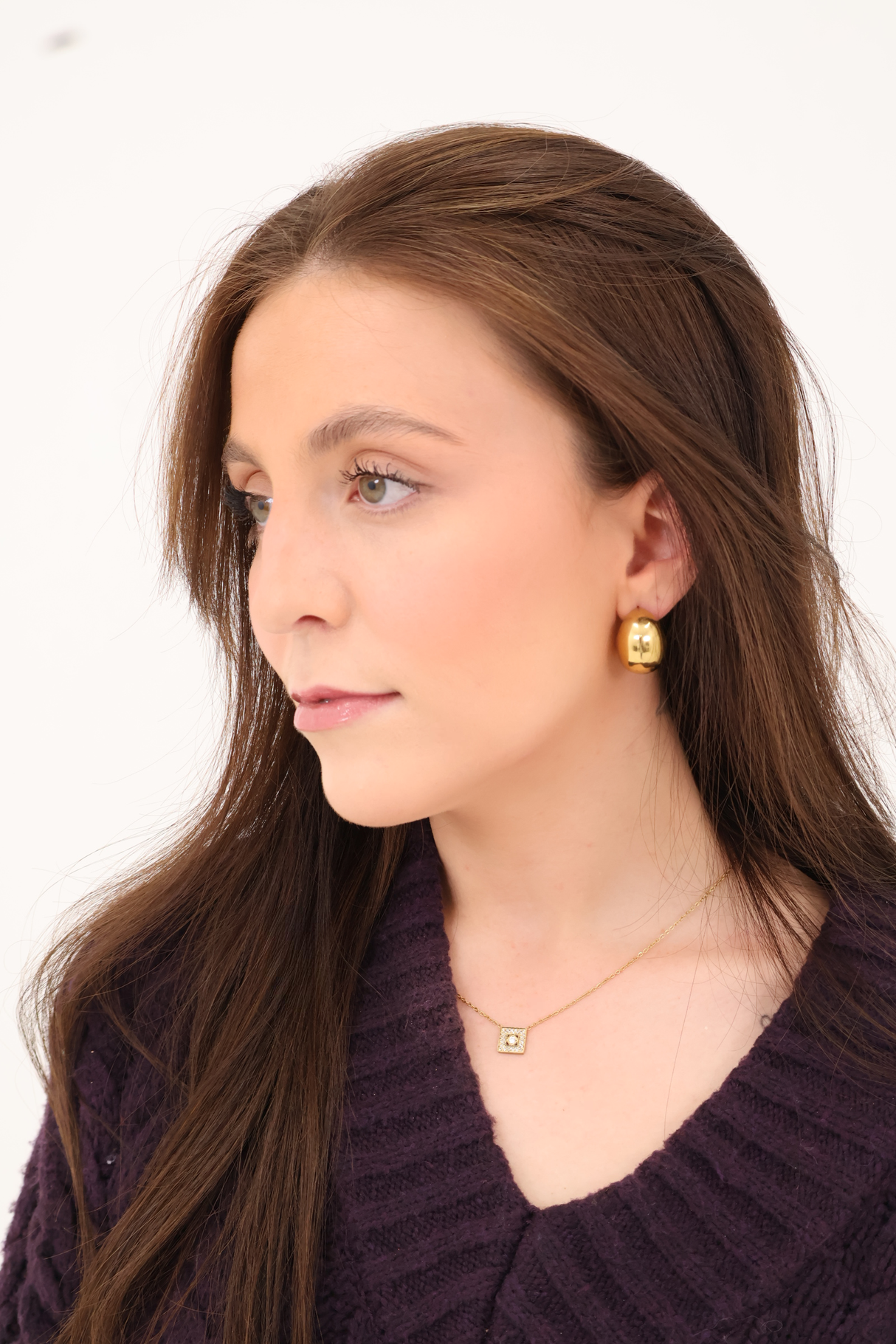 Boucles d’oreilles Orella argent - Acier inoxydable