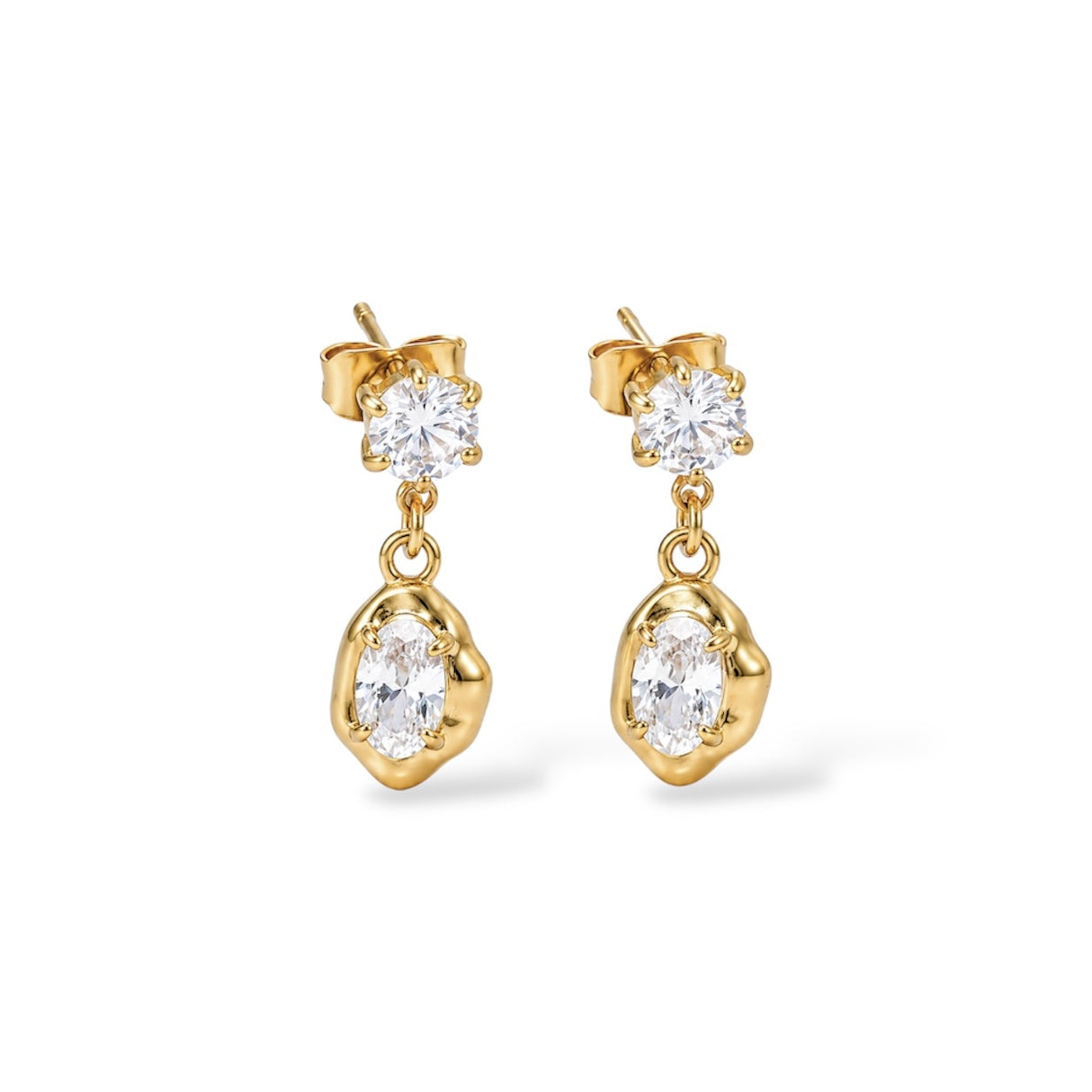 Boucles d’oreilles Azur - Or