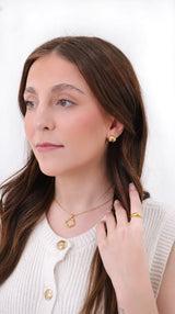 Collier Camélia - Or