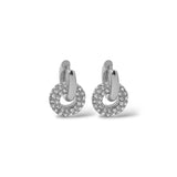 Boucles d'oreilles Doubles argent - Acier inoxydable