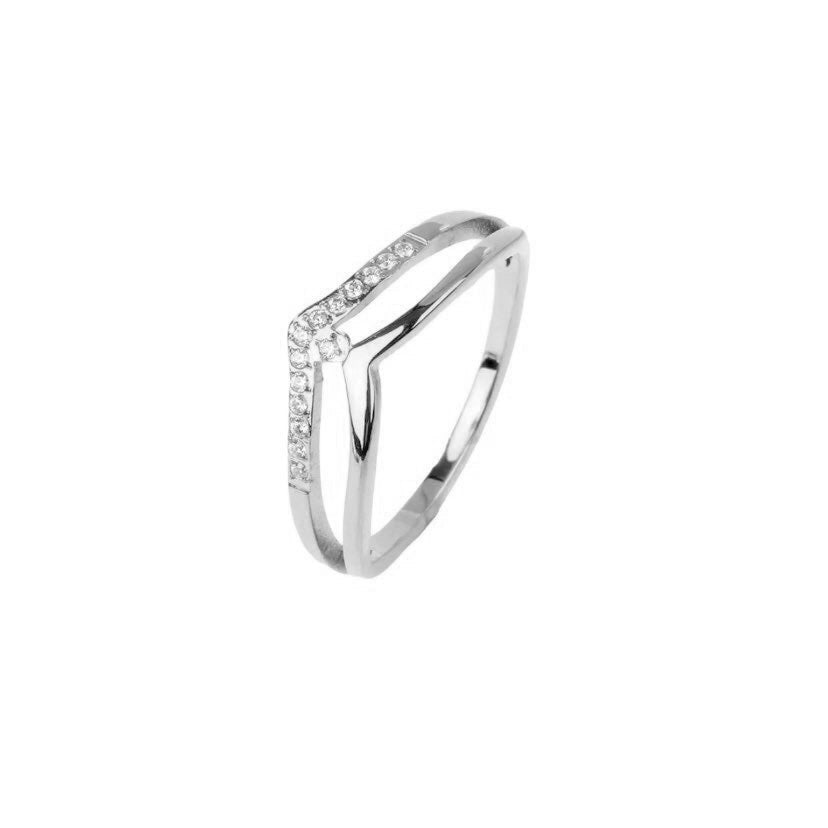 Bague Couronne argent - Acier inoxydable