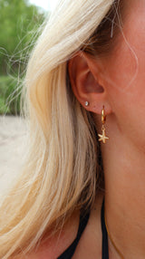 Boucles d’oreilles Étoile de mer - Or