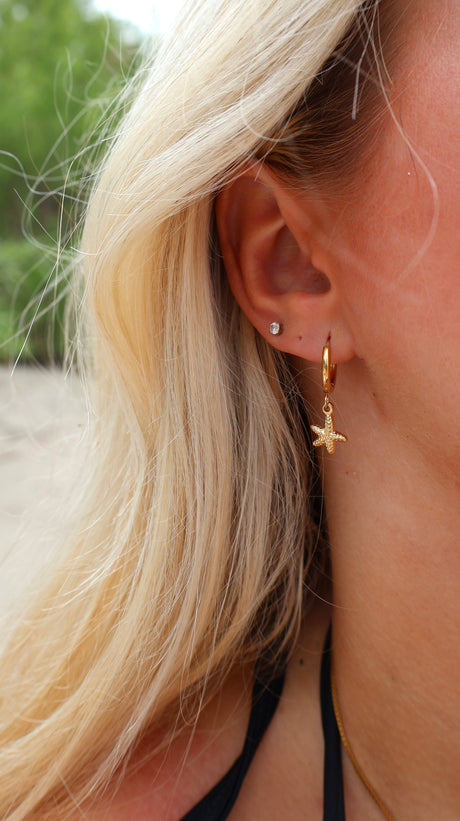 Boucles d’oreilles Étoile de mer - Or